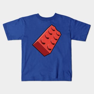 Lego Brick - Red Kids T-Shirt